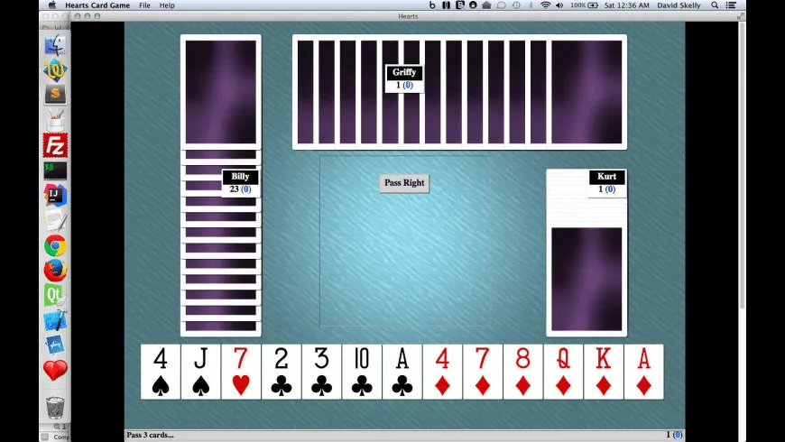 Hearts Card Game for Mac - review, screenshots