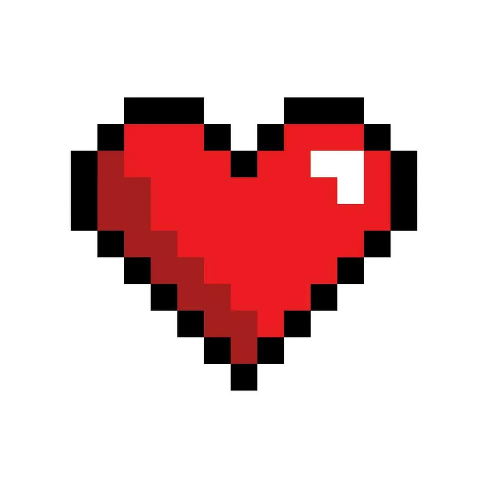 Video Game Heart Vector Art Icons and Graphics for Free Download