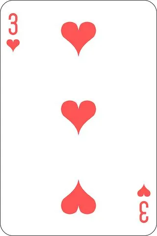 Download Hearts Three Deck. Royalty-Free Vector Graphic   Hearts playing cards Hearts card game Card tattoo