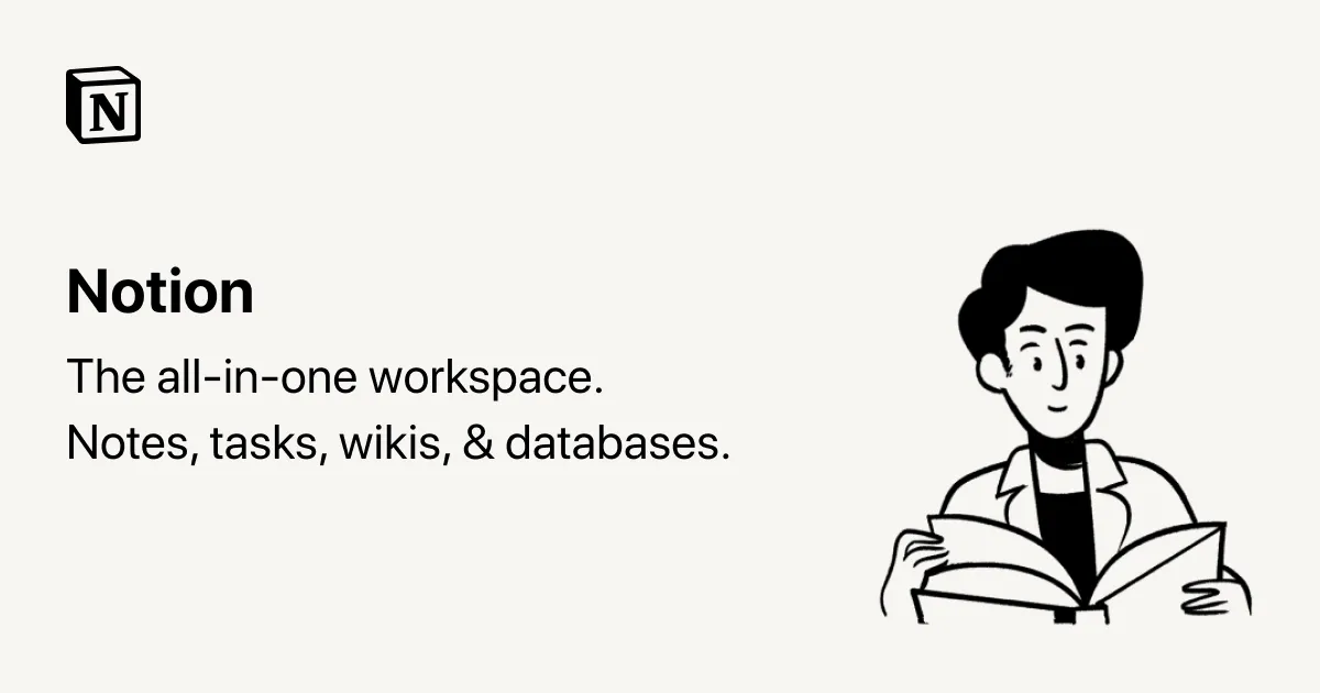 Notion – The all-in-one workspace for your notes tasks wikis and databases.