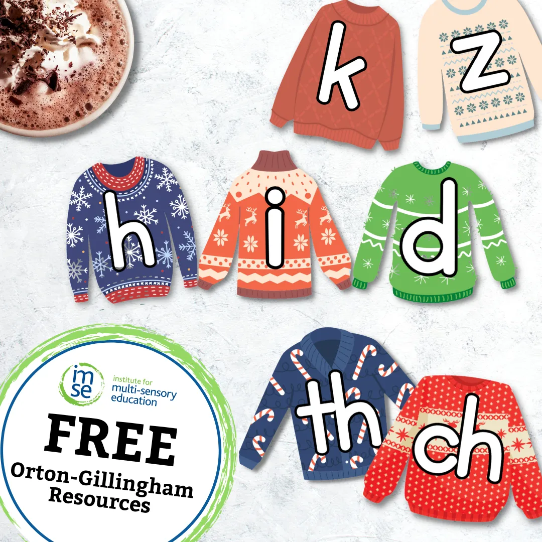 Sweater Letters Activity