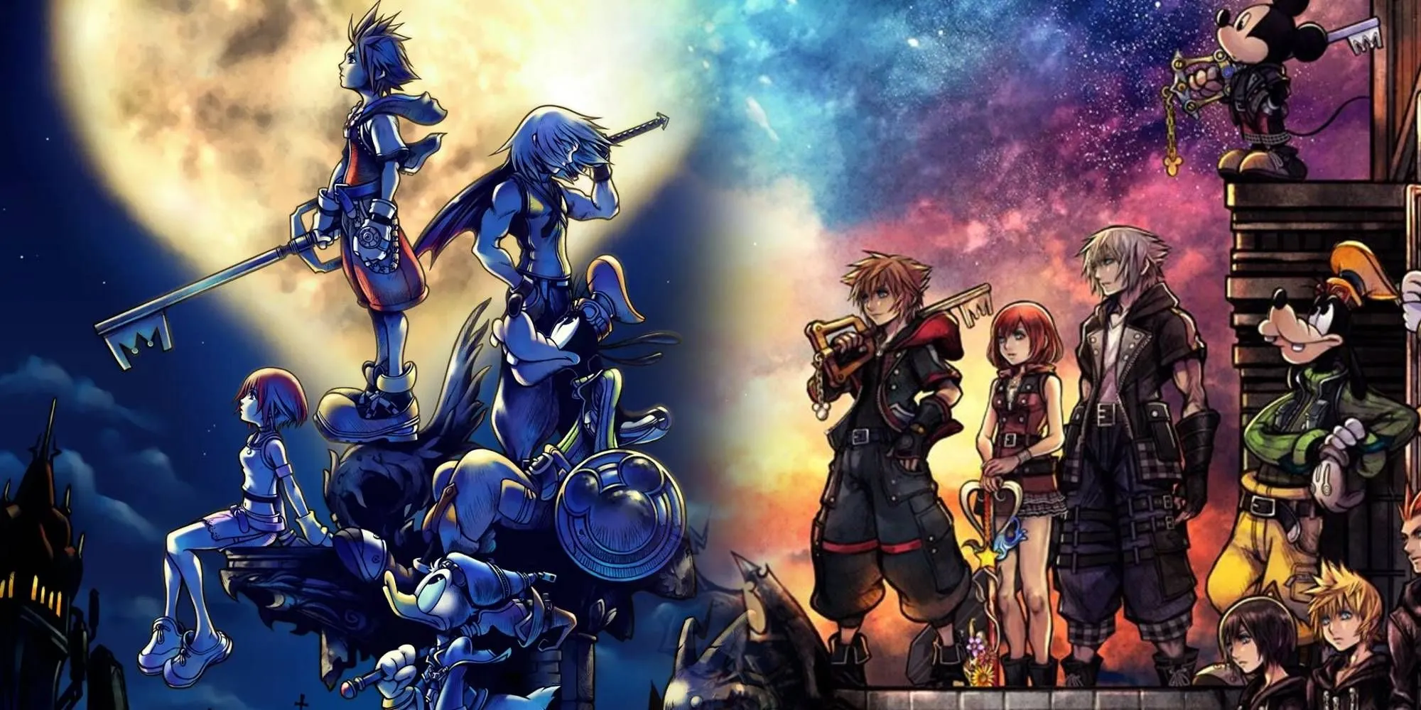 Kingdom Hearts Artwork Sora, Riku, Kairi