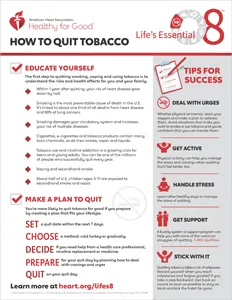 View the How to Quit Tobacco Fact Sheet PDF