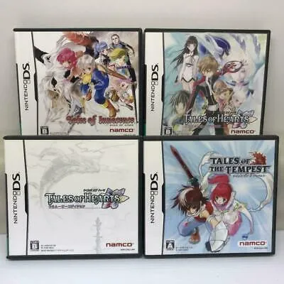 Nintendo DS Tales of Innocence Tempest Hearts Anime CG 4 game set Japan NDS    eBay