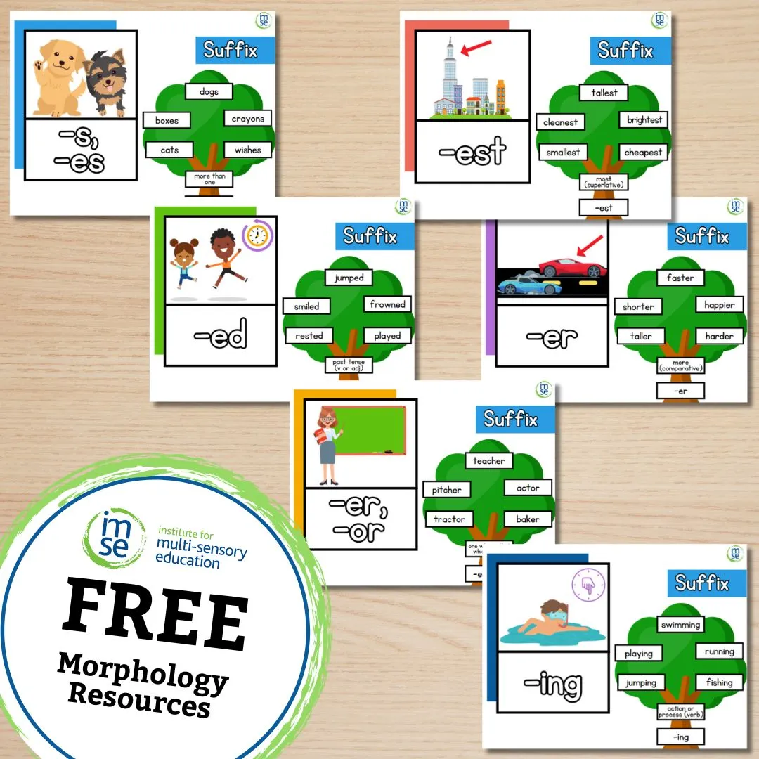 Morphology+ Suffix Classroom Posters